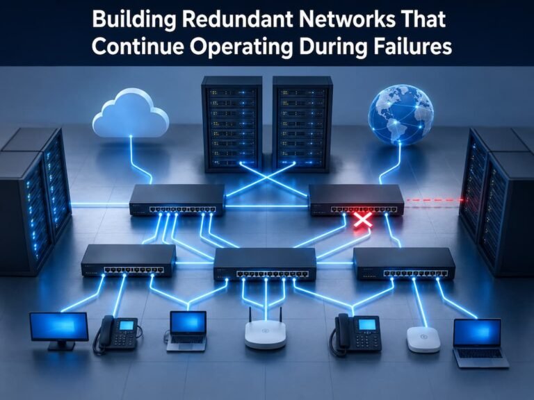 Building Redundant Networks That Continue Operating During Failures