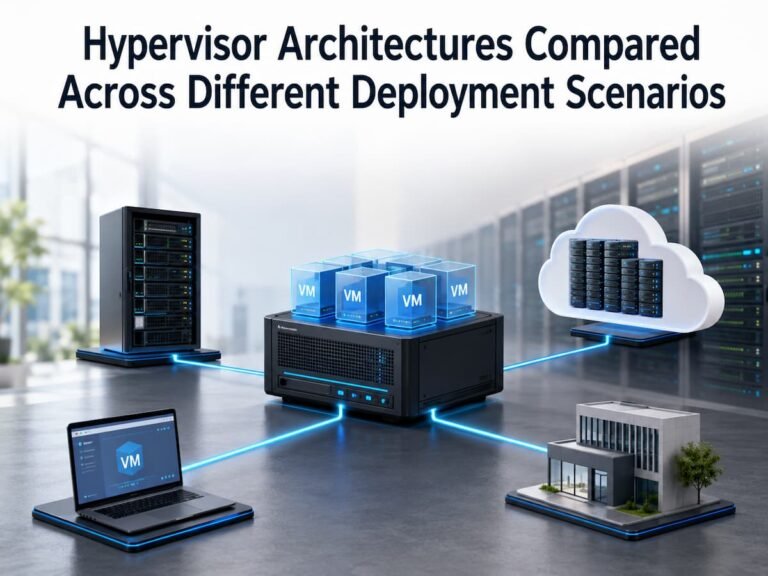 Hypervisor Architectures Compared Across Different Deployment Scenarios