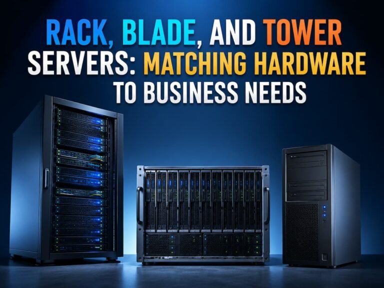 Rack, Blade, and Tower Servers: Matching Hardware to Business Needs