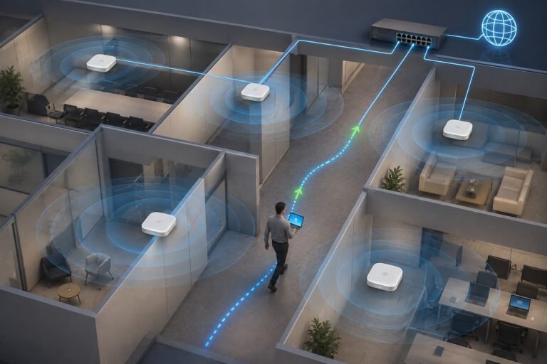 Wi-Fi Roaming Decisions Across Multi-Access Point Networks