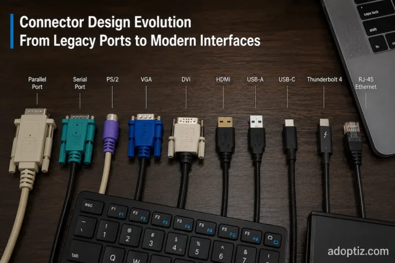 Connector Design Evolution From Legacy Ports to Modern Interfaces