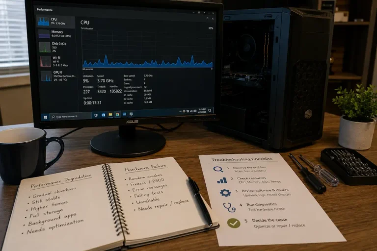 Performance Degradation vs Hardware Failure: Knowing the Difference