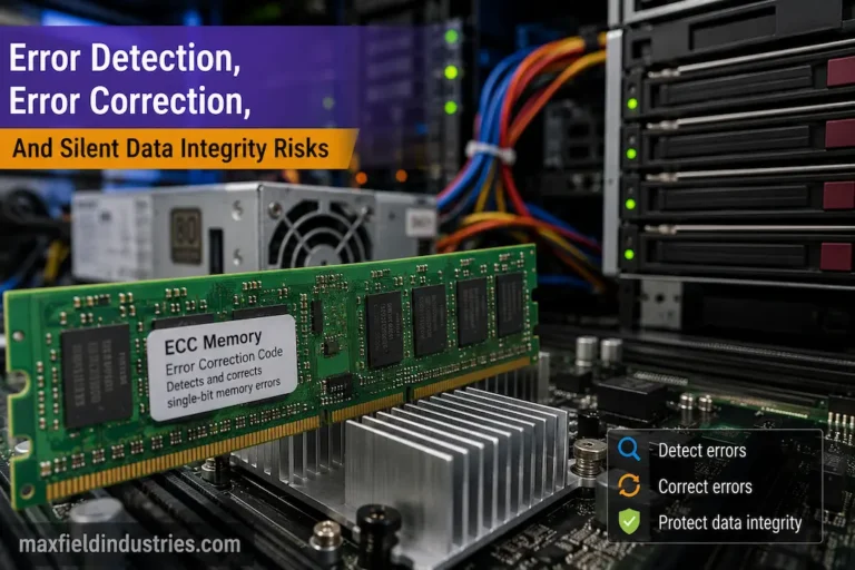Error Detection, Error Correction, and Silent Data Integrity Risks
