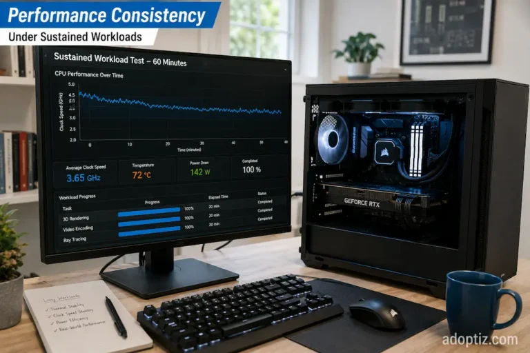 Performance Consistency Under Sustained Workloads Instead of Short Benchmarks